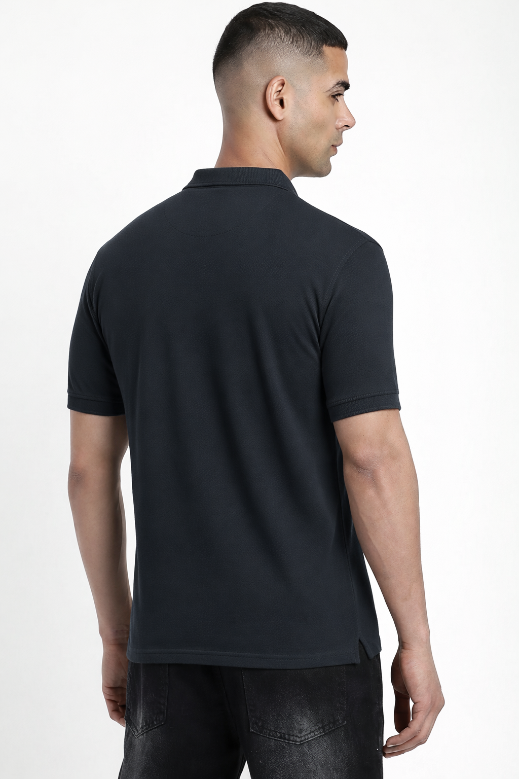 BEARCRAFT Men’s Pertol Blue Polo T-Shirt – Regular Fit