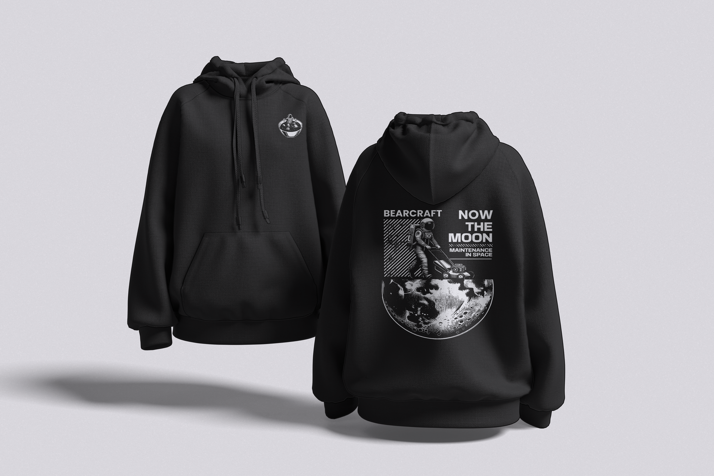 Maintenance in Space - Moon Duty Edition | Unisex Oversized Hoodie