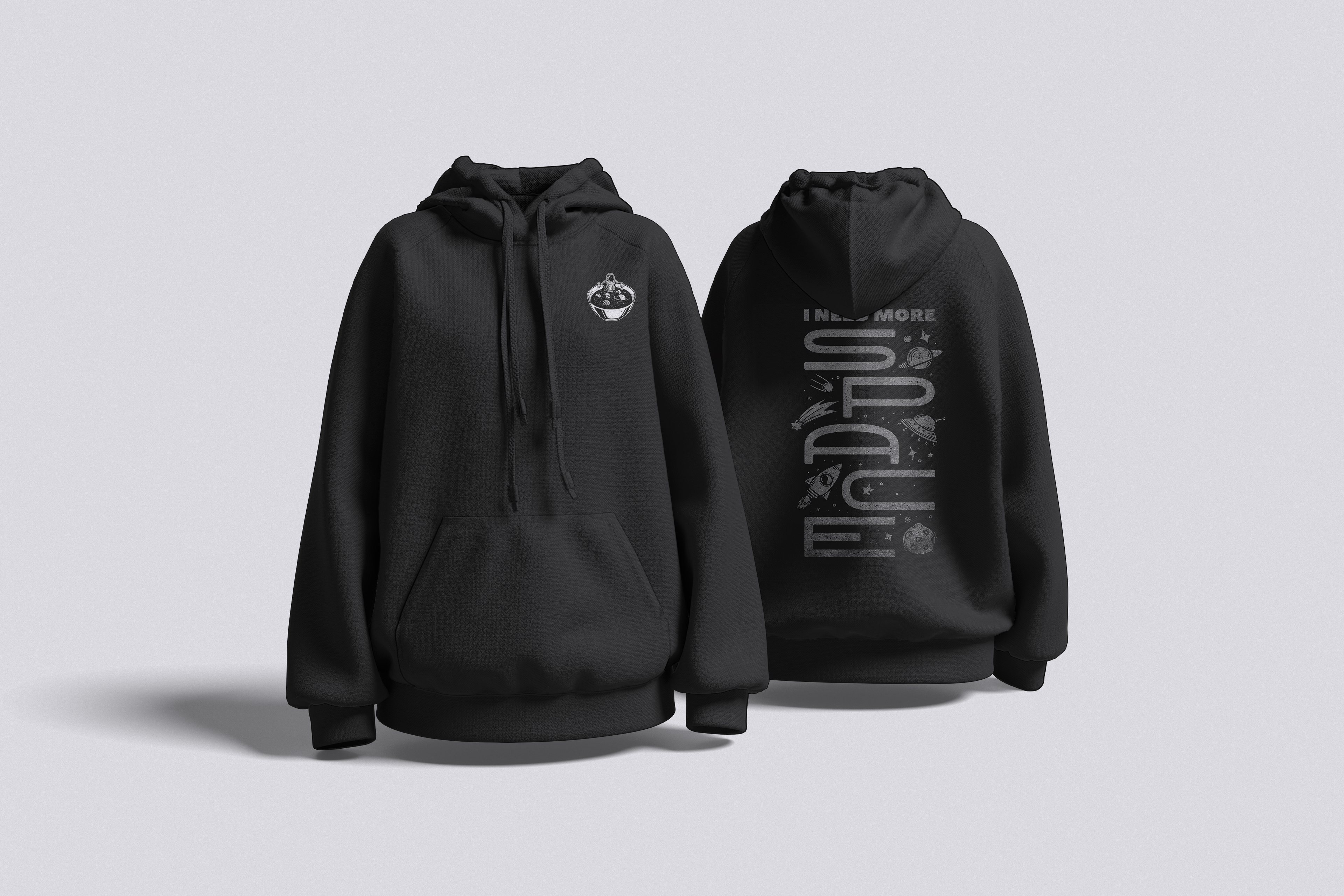 I Need More Space - Moon Duty Edition | Unisex Oversized Hoodie
