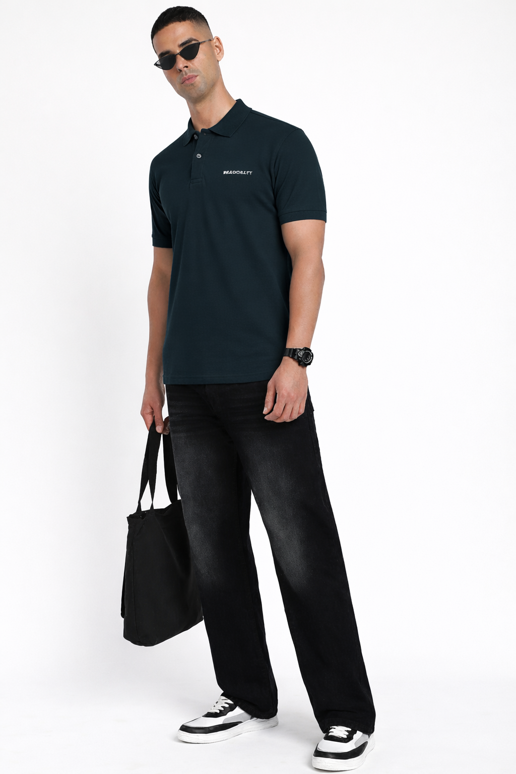 BEARCRAFT Men’s Pertol Blue Polo T-Shirt – Regular Fit