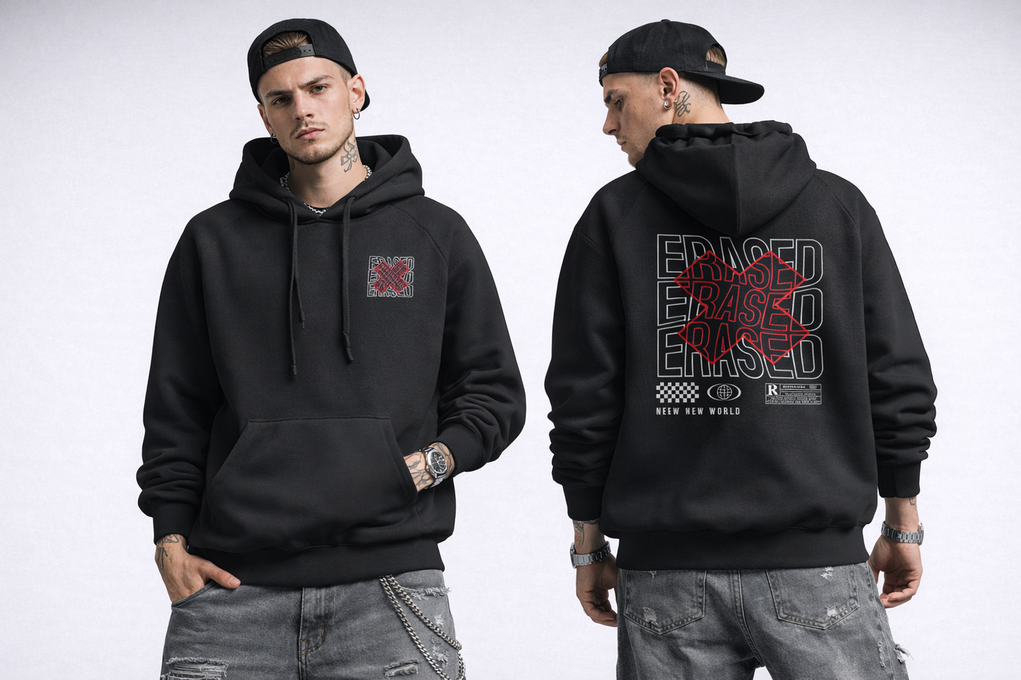 The ERASED | Unisex Oversized Hoodie