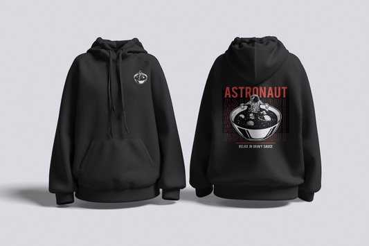 Astronaut – Relax in Gravy Sauce | Unisex Oversized Hoodie