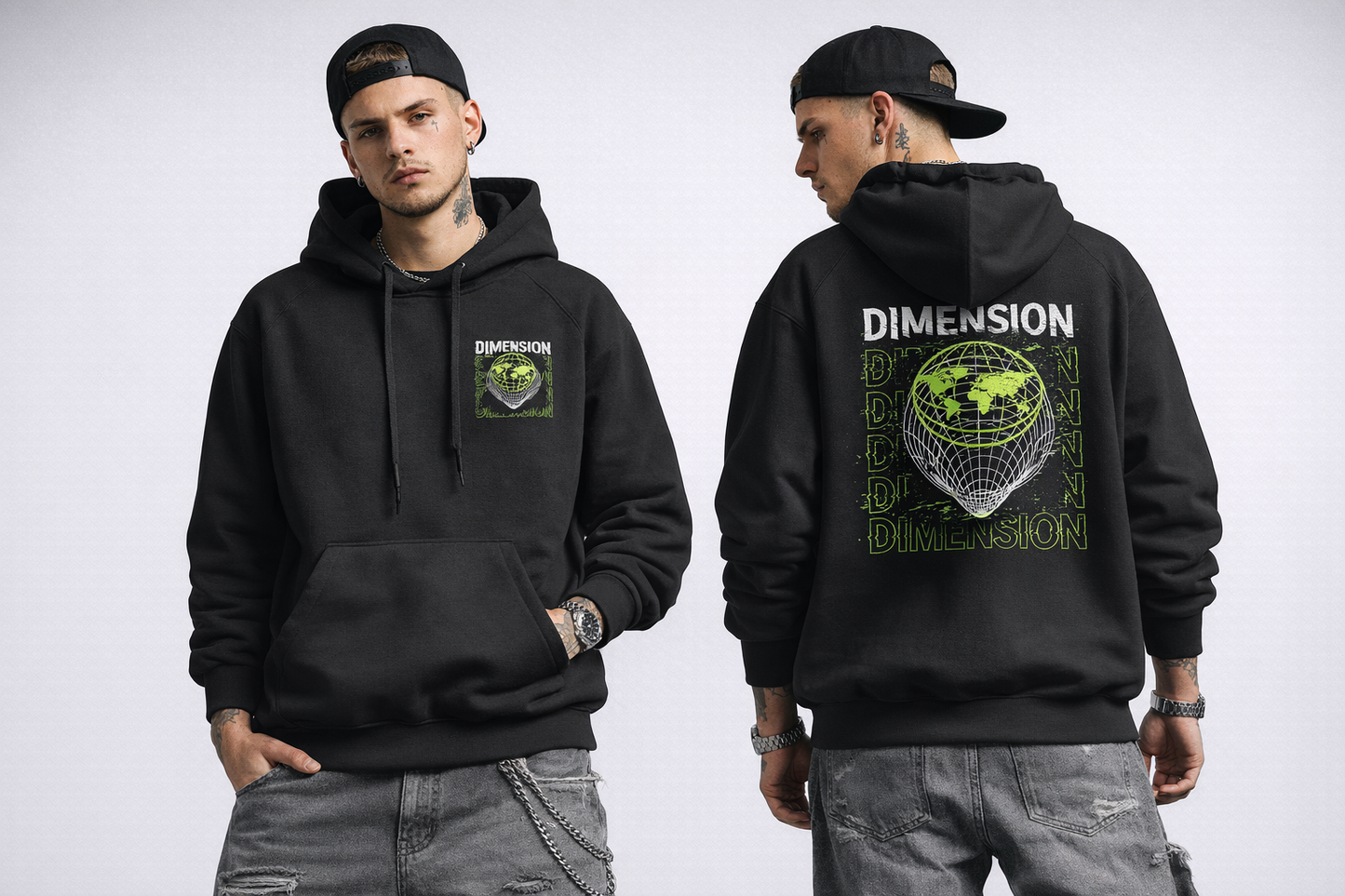 The Dimension | Unisex Oversized Hoodie