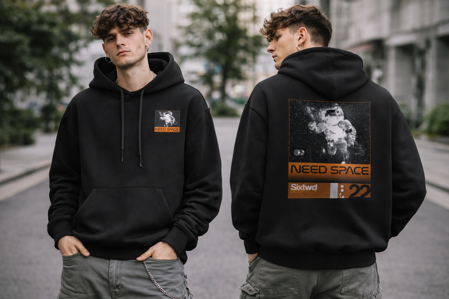 The Need Space - Moon Duty Edition | Unisex Oversized Hoodie