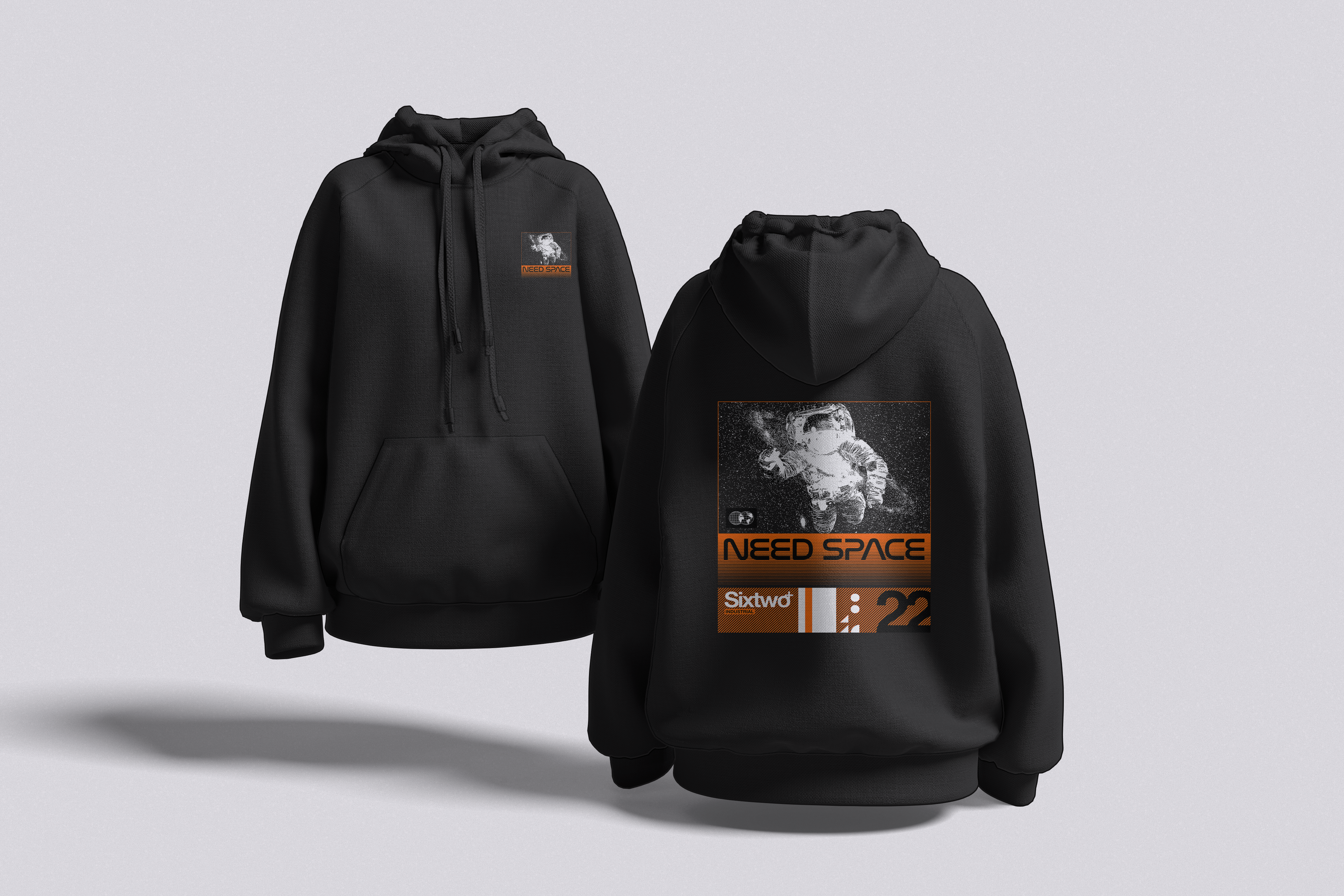 The Need Space - Moon Duty Edition | Unisex Oversized Hoodie