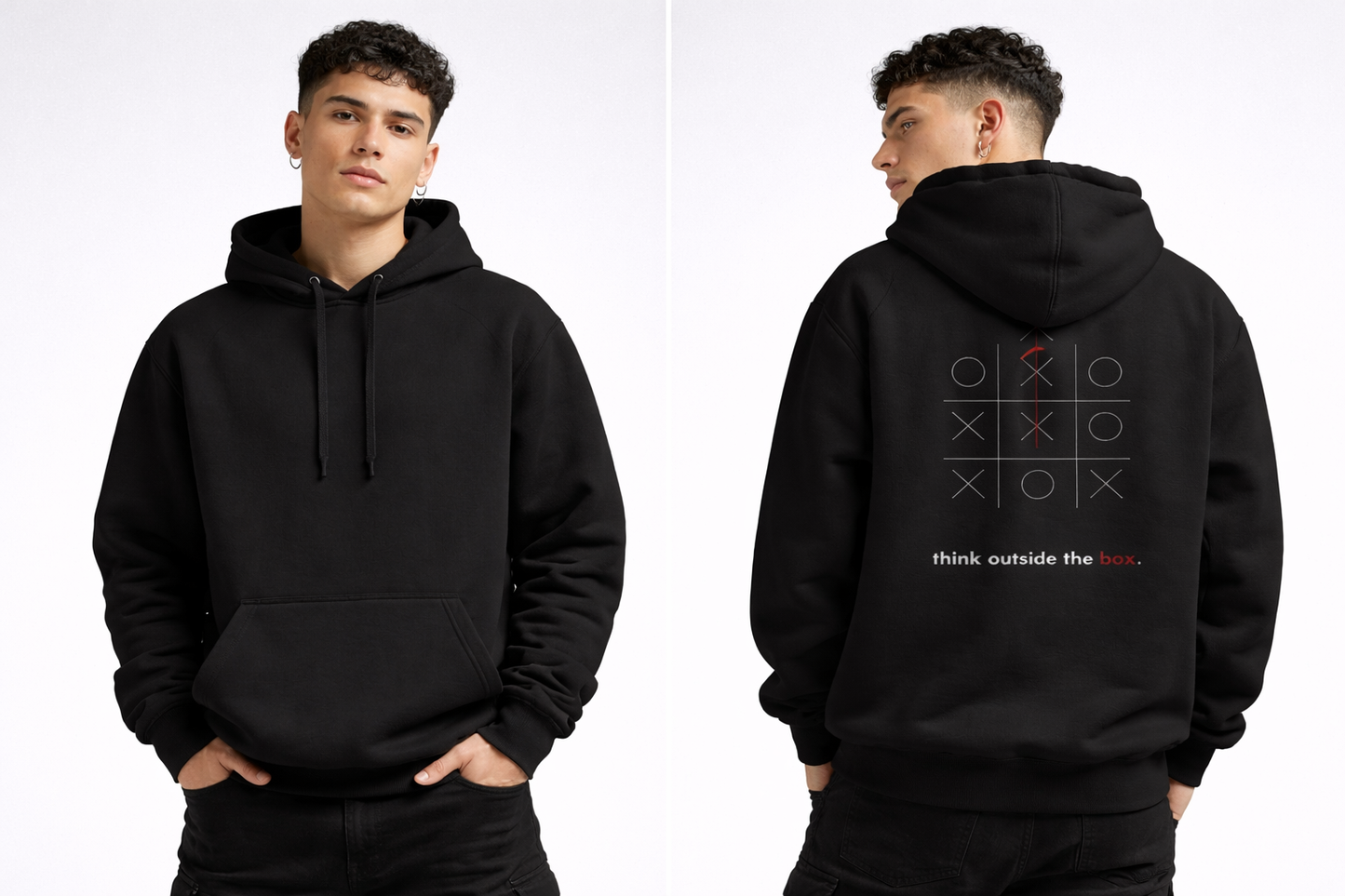 The Think Out of the Box | Unisex Oversized Hoodie